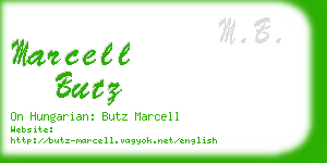marcell butz business card